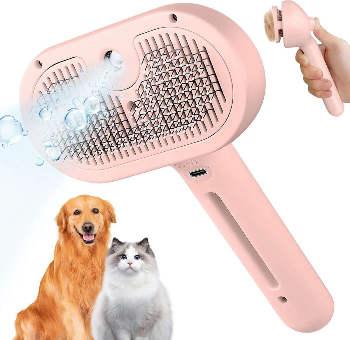 SteamCare™ | Professionele Stoomborstel voor Huisdieren 🐾