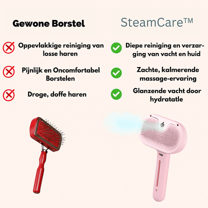  SteamCare™ | Professionele Stoomborstel voor Huisdieren 🐾